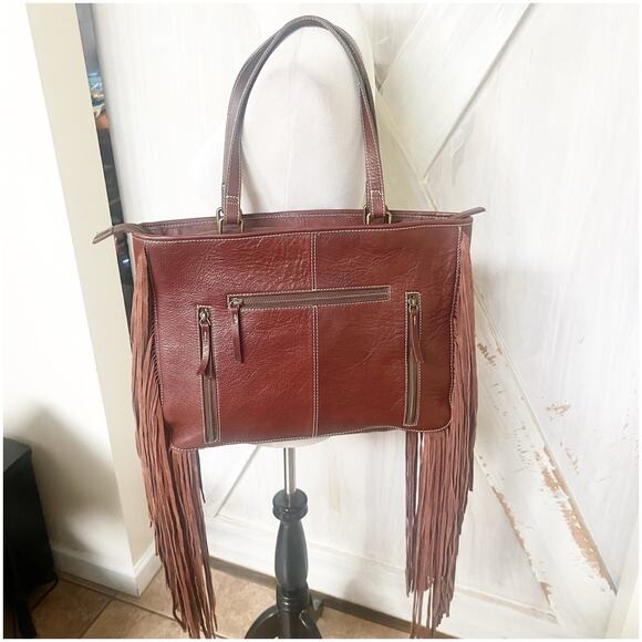 Ariat Ladies Victoria Leather Concealed Carry Satchel Purse A770009602 - Picture 2 of 12